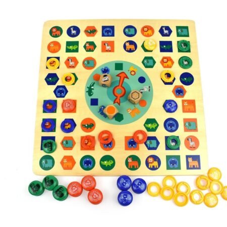 2 IN 1 ANIMAL LUDO GAME - Dosylane