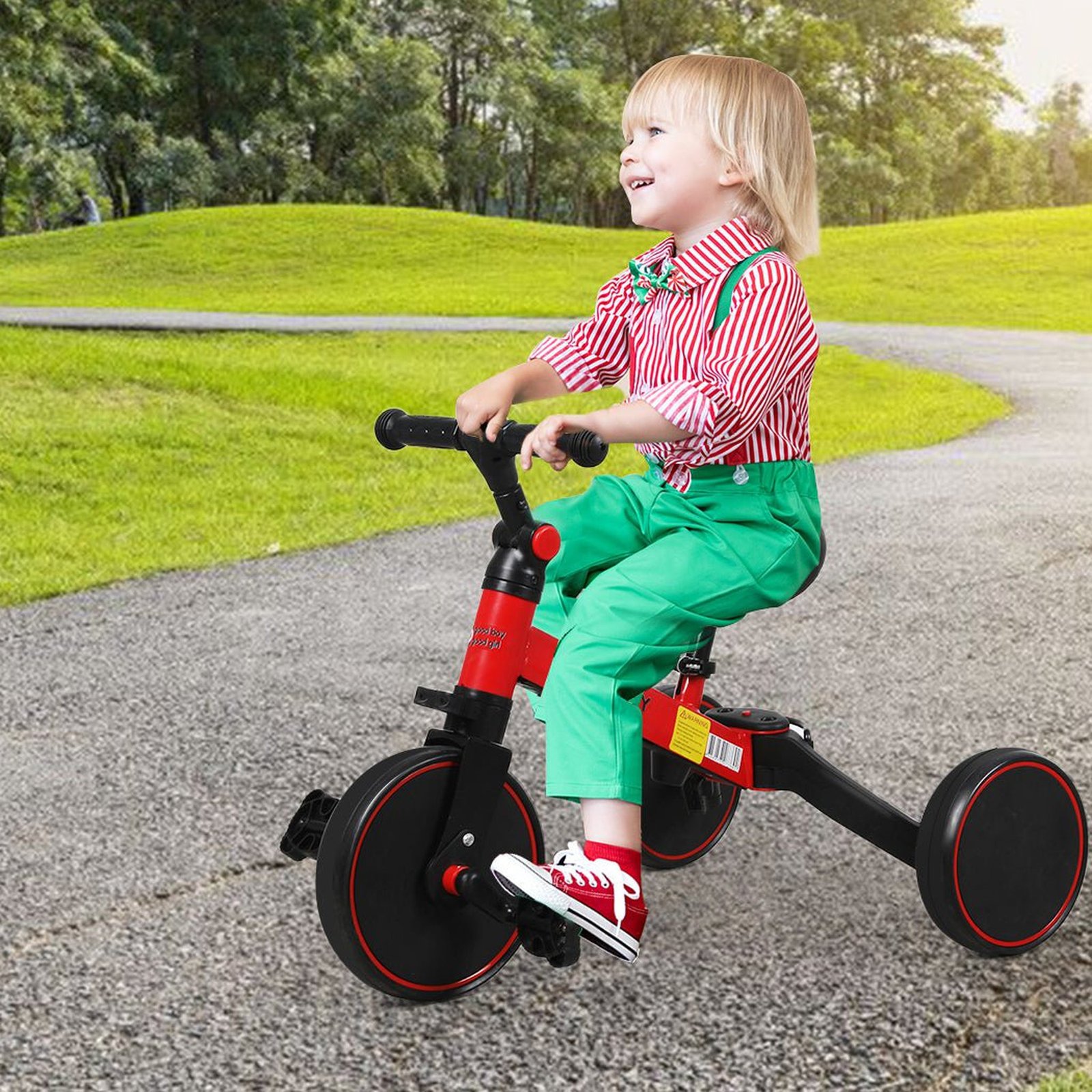 3in1 Kids Tricycle Toddler Balance Bike - Dosylane