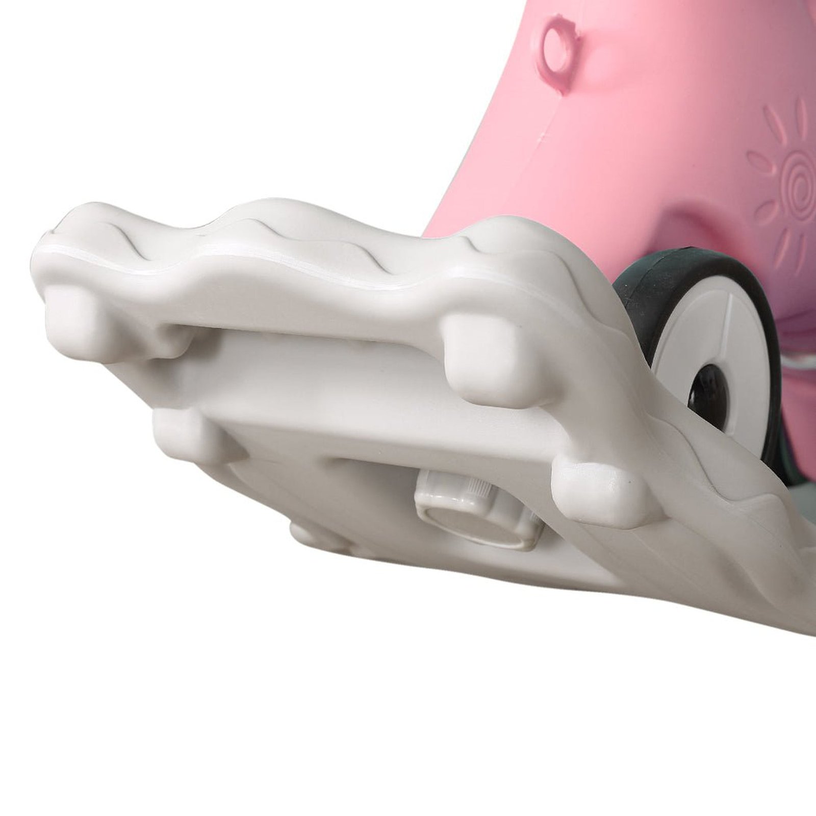 4-in-1 Baby Rocking Horse Ride On Toy - Pink - Dosylane