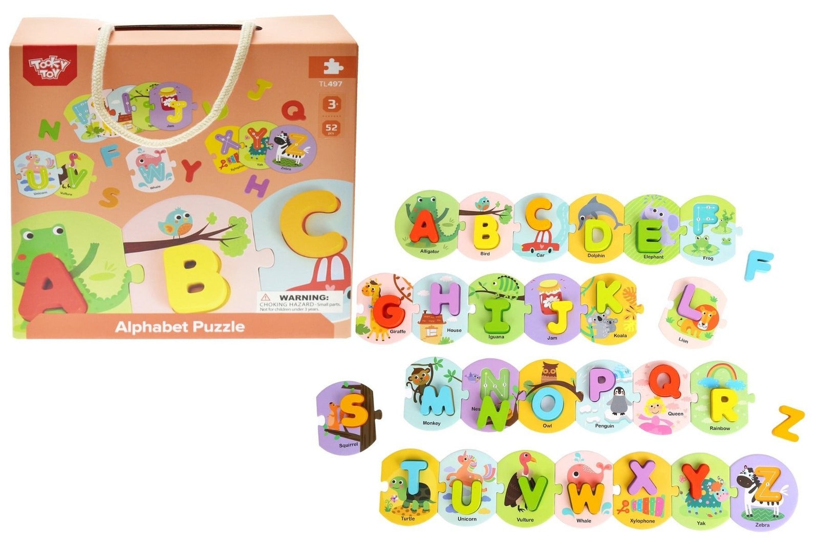ALPHABET PUZZLE IN CARRY BOX - Dosylane