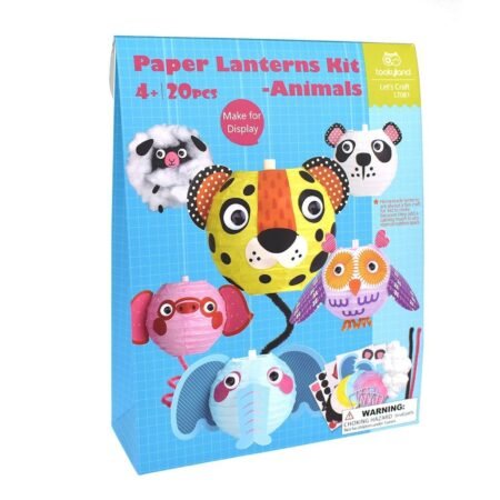 ANIMAL PAPER LANTERNS CRAFT KIT - Dosylane