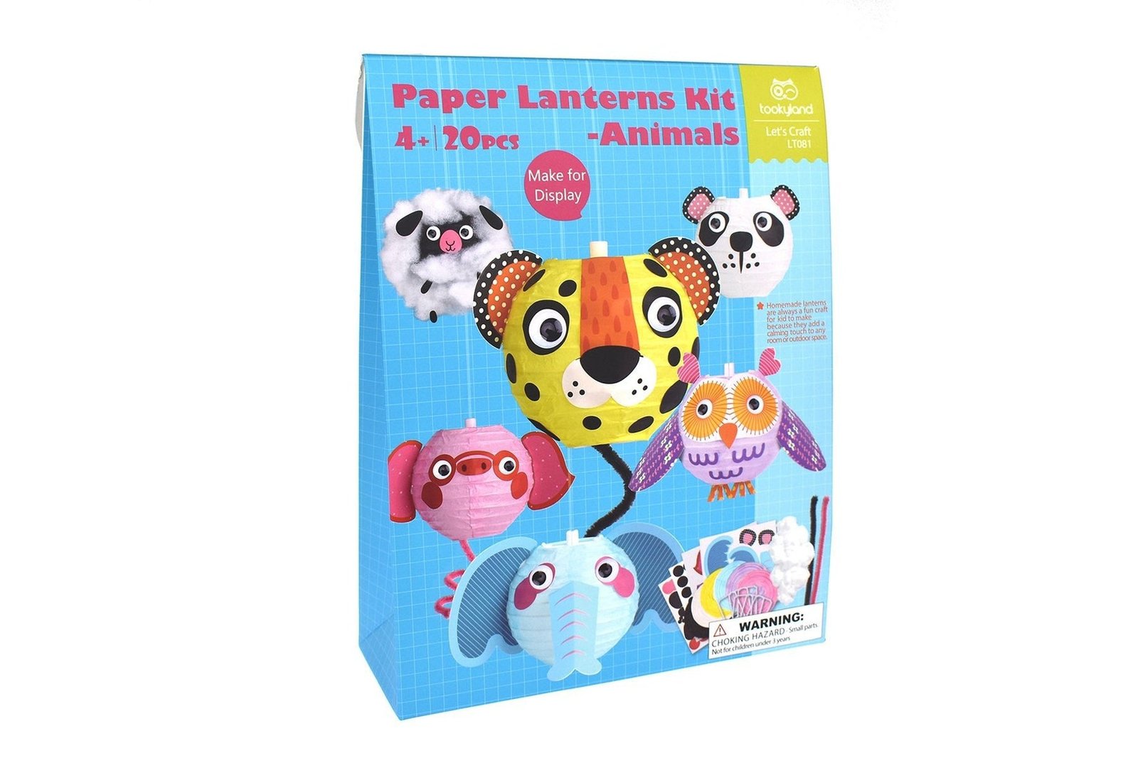 ANIMAL PAPER LANTERNS CRAFT KIT - Dosylane