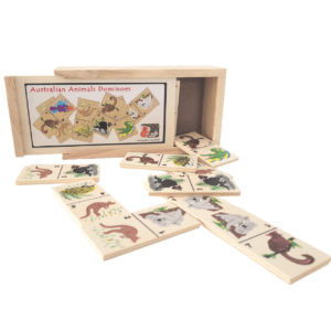 AUSTRALIAN ANIMAL DOMINOES GAME - Dosylane