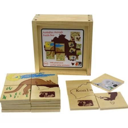 AUSTRALIAN ANIMAL PUZZLE BOX - Dosylane