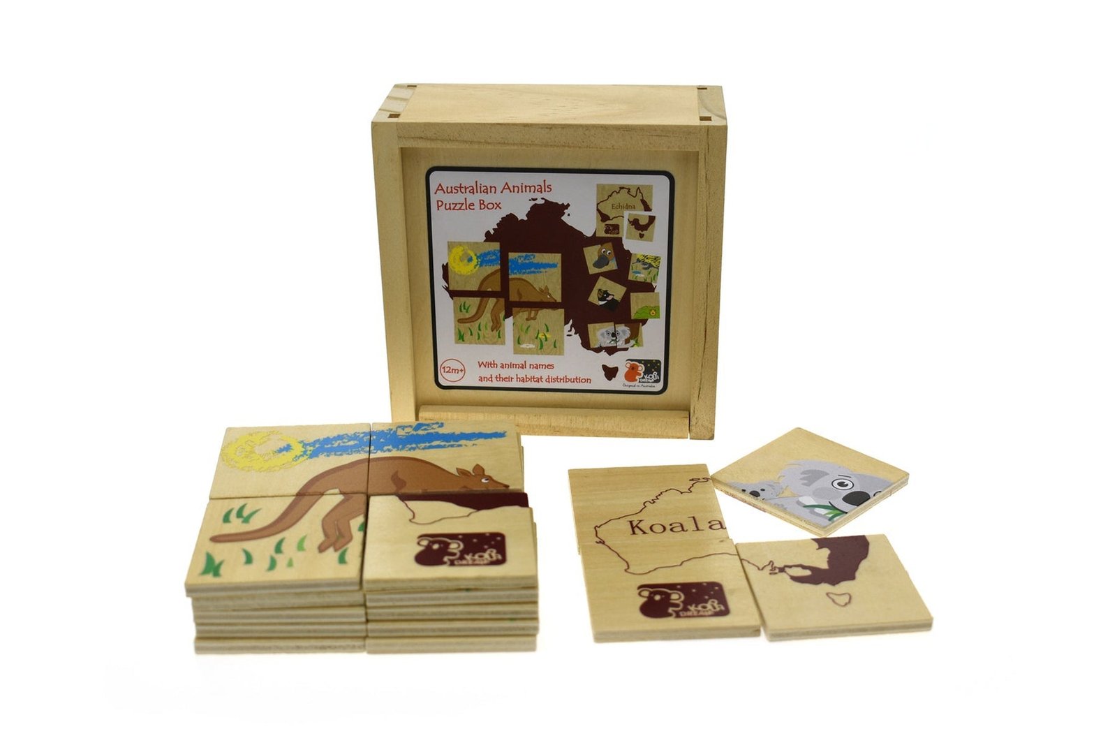 AUSTRALIAN ANIMAL PUZZLE BOX - Dosylane