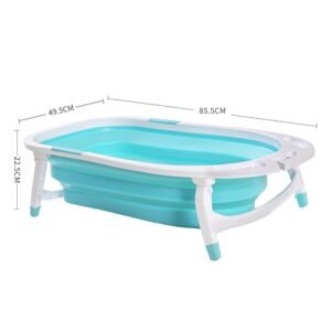 Baby And Kids Foldable Bathtub - Green - Dosylane