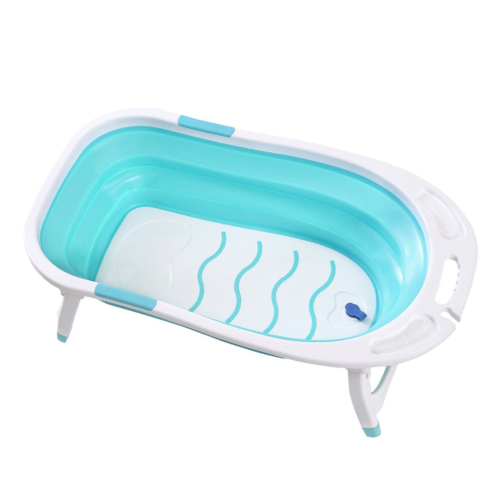 Baby And Kids Foldable Bathtub - Green - Dosylane