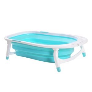 Baby And Kids Foldable Bathtub - Green - Dosylane