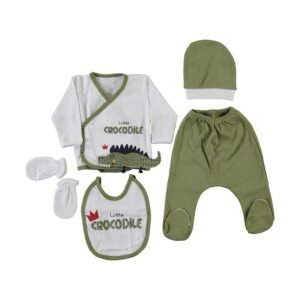 Baby Boy Little Crocodile Newborn Gift Set -Green - Dosylane