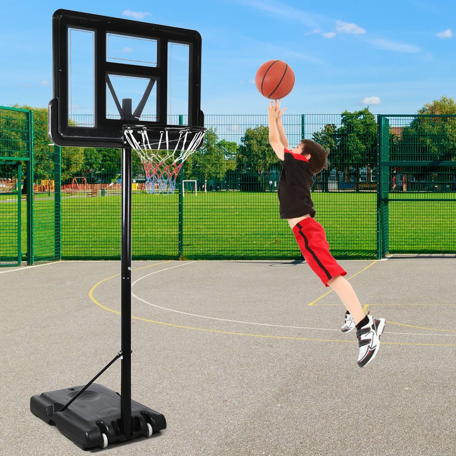 Basketball Hoop Stand System 3.05M Height Adjustable - Dosylane