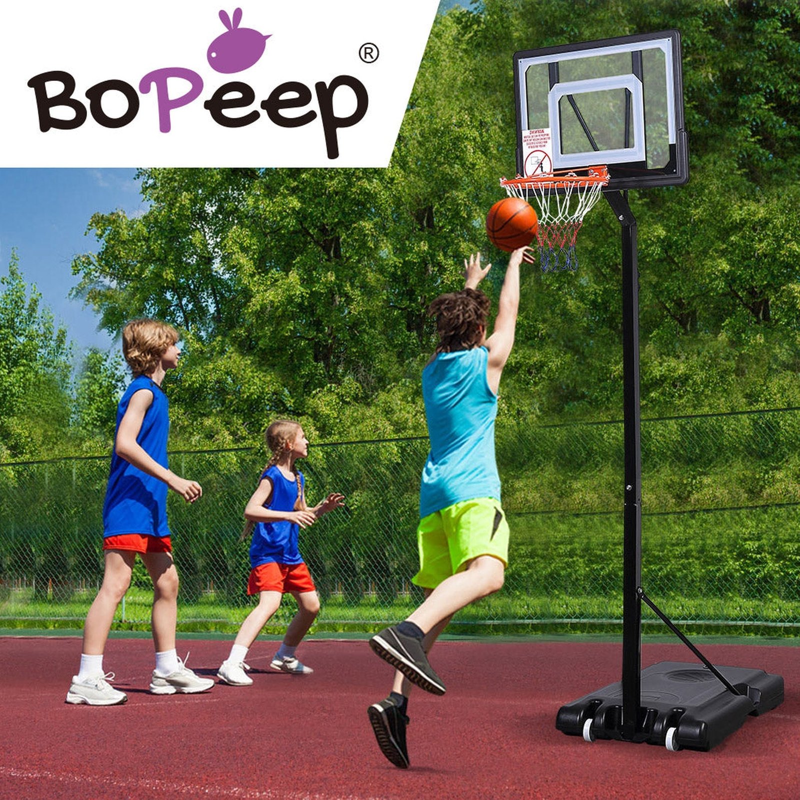 Basketball Hoop Stand With Adjustable Height - Dosylane