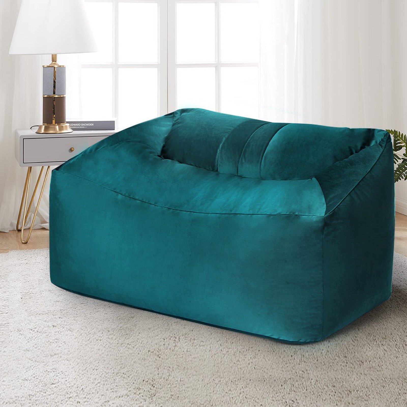 Bean Bag Chair Cover Soft Velvet 145cm Length - Dosylane