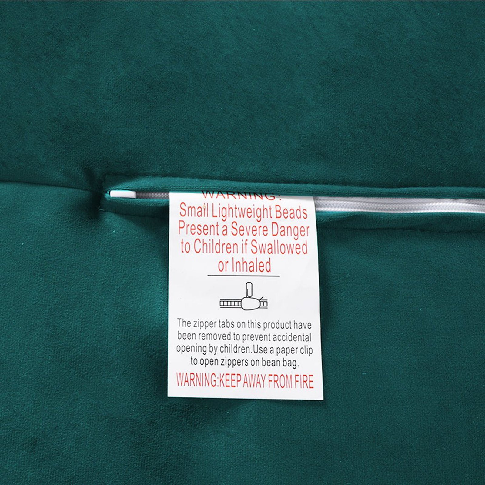 Bean Bag Chair Cover Soft Velvet 145cm Length - Dosylane