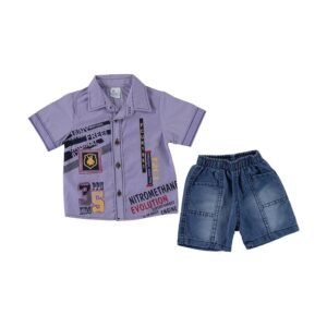 Boys Evolution Cotton Shirt and Short Set - Dosylane