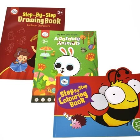 BULK 3 DOT-TO-DOT ANIMALS/COLOURING/DRAWING BOOKS - Dosylane
