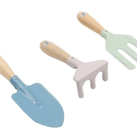 CALM & BREEZY KIDS GARDEN TOOL 3PCS SET BLUE - Dosylane