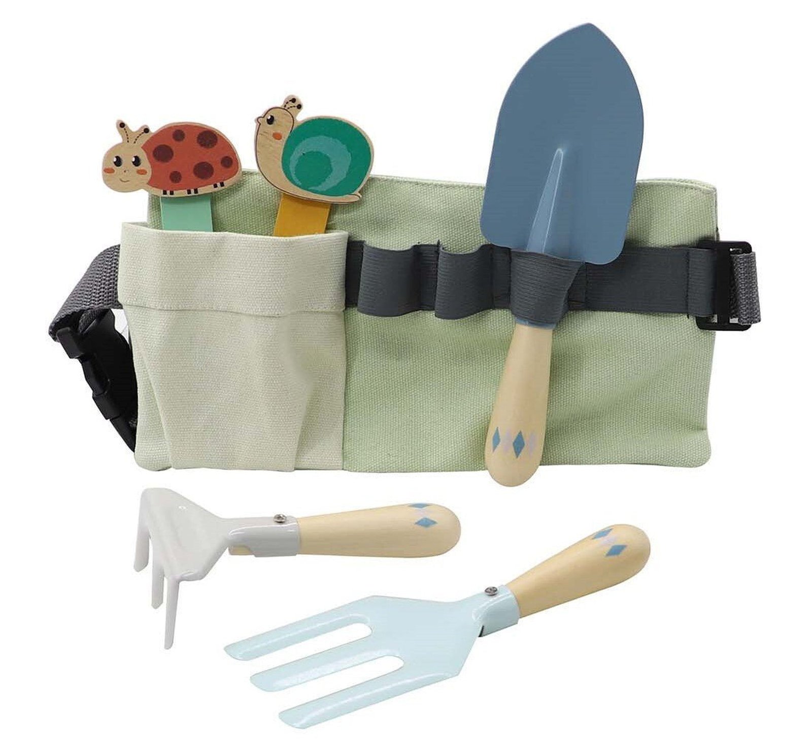 CALM & BREEZY KIDS GARDEN TOOL BELT BLUE - Dosylane