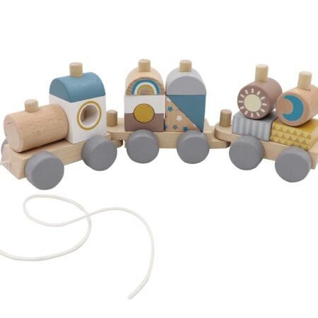 CALM & BREEZY STACKING BLOCK TRAIN - Dosylane