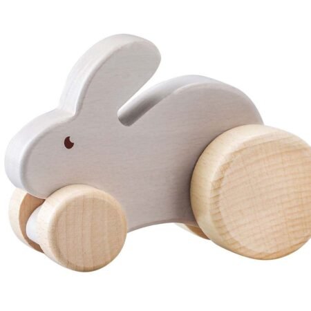 CALM & BREEZY WOODEN RABBIT CAR - Dosylane