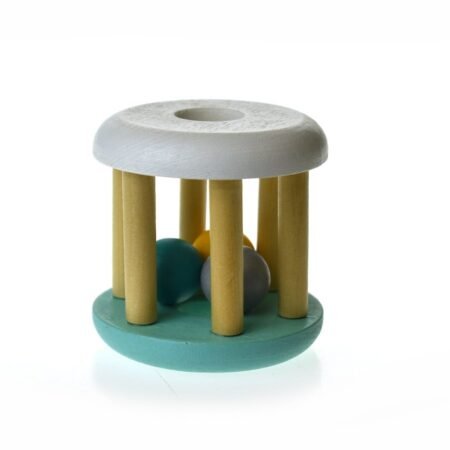 CALM & BREEZY WOODEN RATTLE GREEN - Dosylane