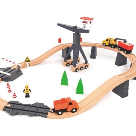 CONSTRUCTION YARD TRAIN SET 35PCS - Dosylane