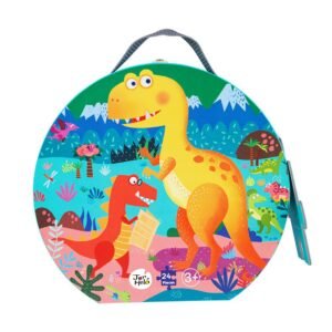 DINOSAUR PARADISE JIGSAW FLOOR PUZZLE 24PCS - Dosylane