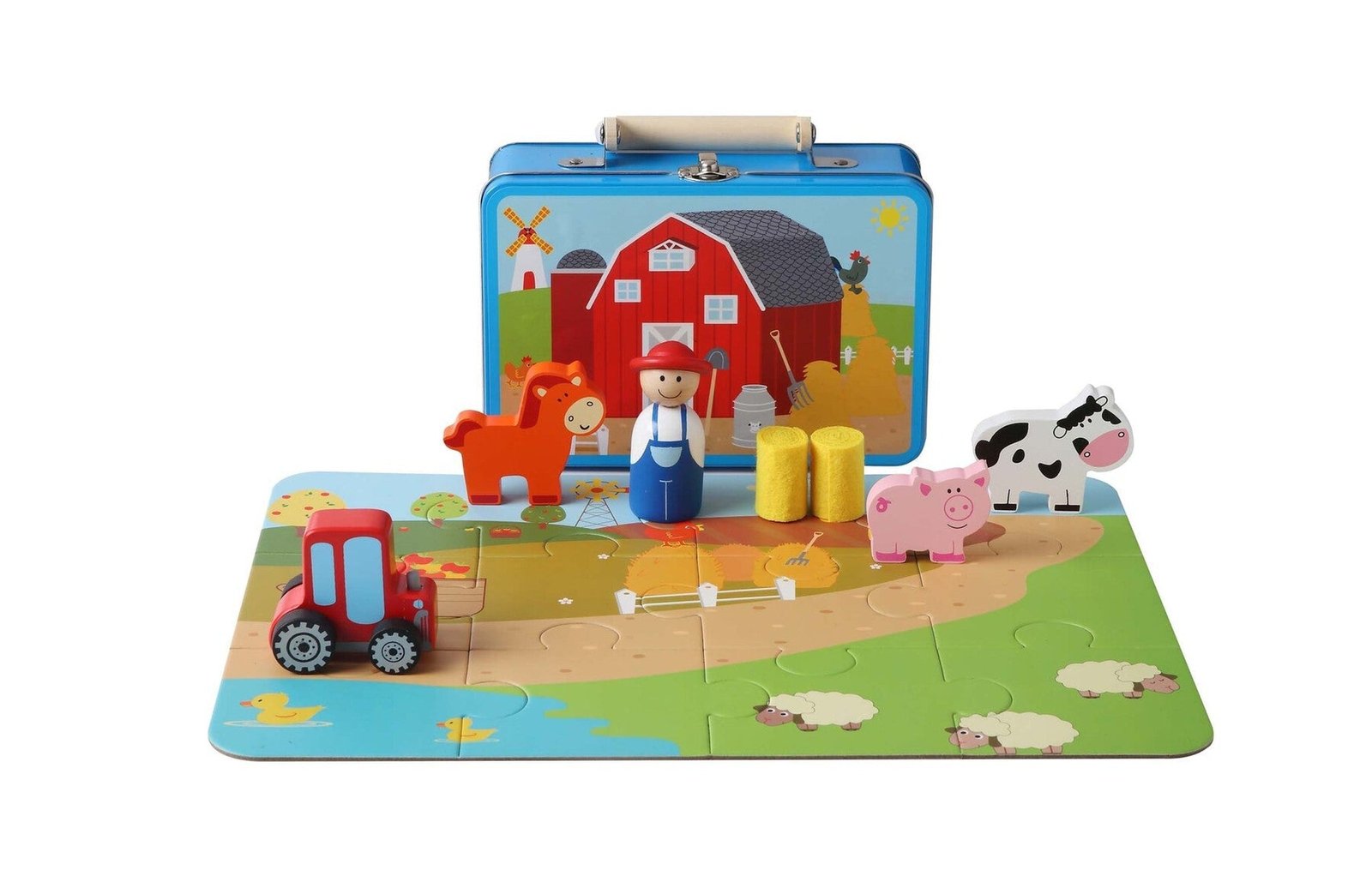 FARM PLAYSET IN TIN CASE - Dosylane