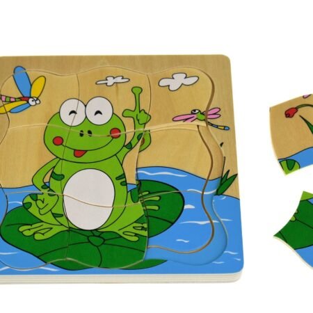 FROG LIFECYCLE 4 LAYERS PUZZLE BOARD - Dosylane
