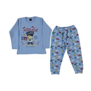 Future Pilot Toddler Boys Pyjamas - Blue - Dosylane