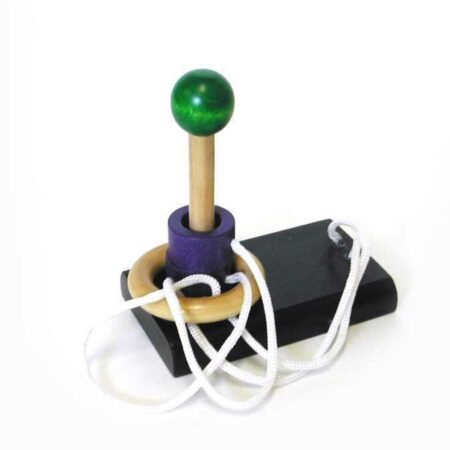 GREEN TOWER RING BRAINTEASER PUZZLE - Dosylane