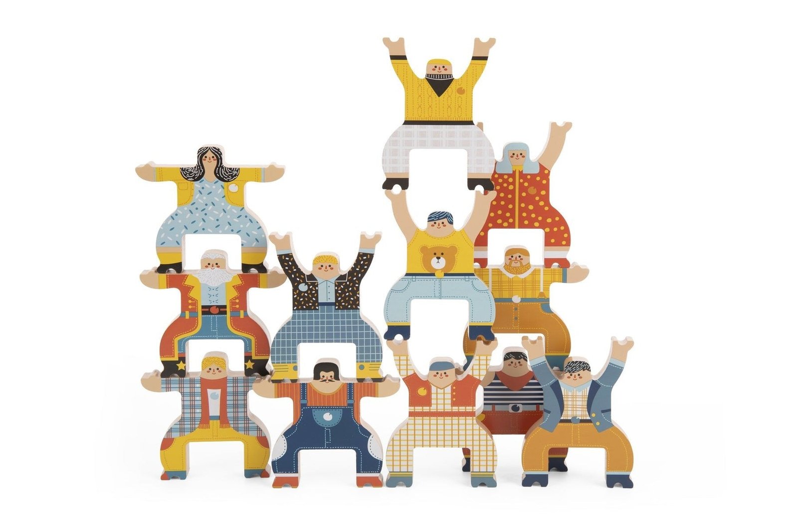 HERCULES CLUB STACKING BLOCKS GAME - Dosylane