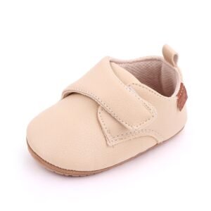 Infant Classic Soft Leather Shoes - Beige - Dosylane
