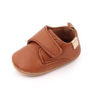 Infant Classic Soft Leather Shoes - Brown - Dosylane