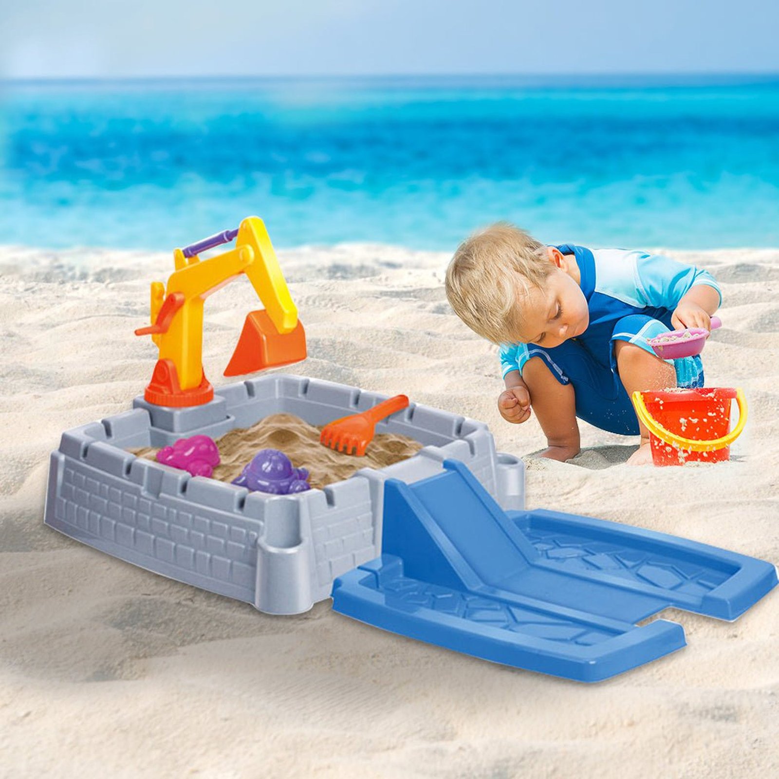 Kids Beach Toys Sandpit Pretend Play Toy - Dosylane