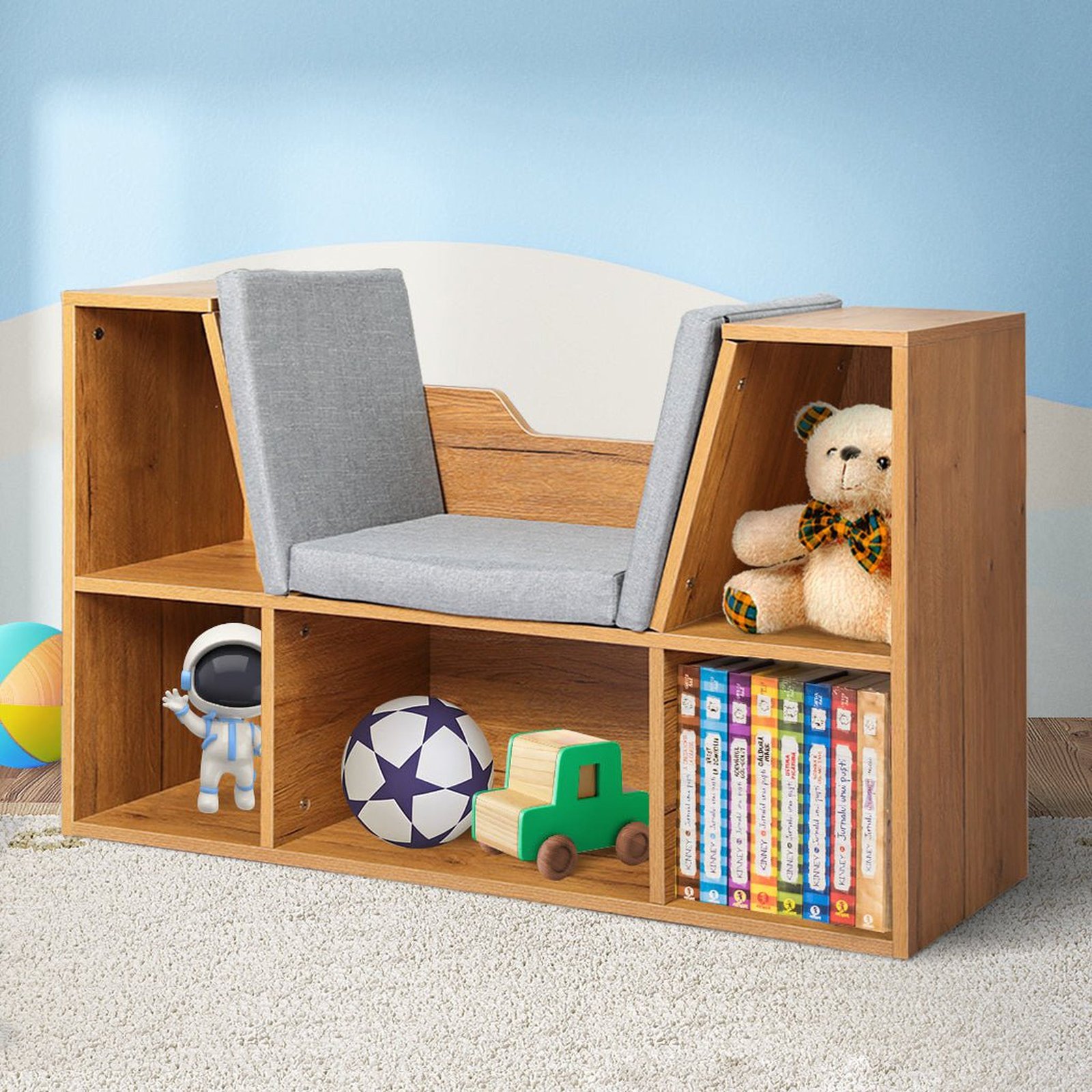 Kids Bookcase Shelf Storage - Dosylane