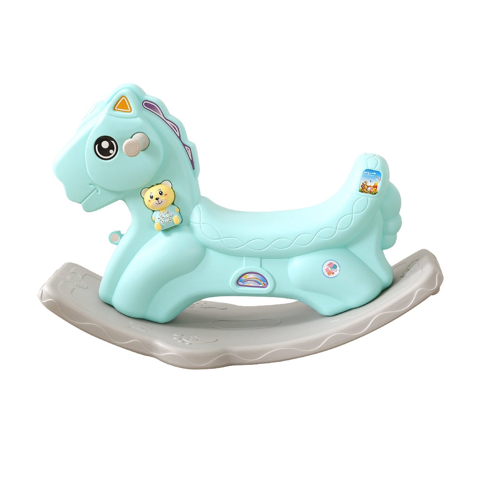 Kids Rocking Horse - Green - Dosylane