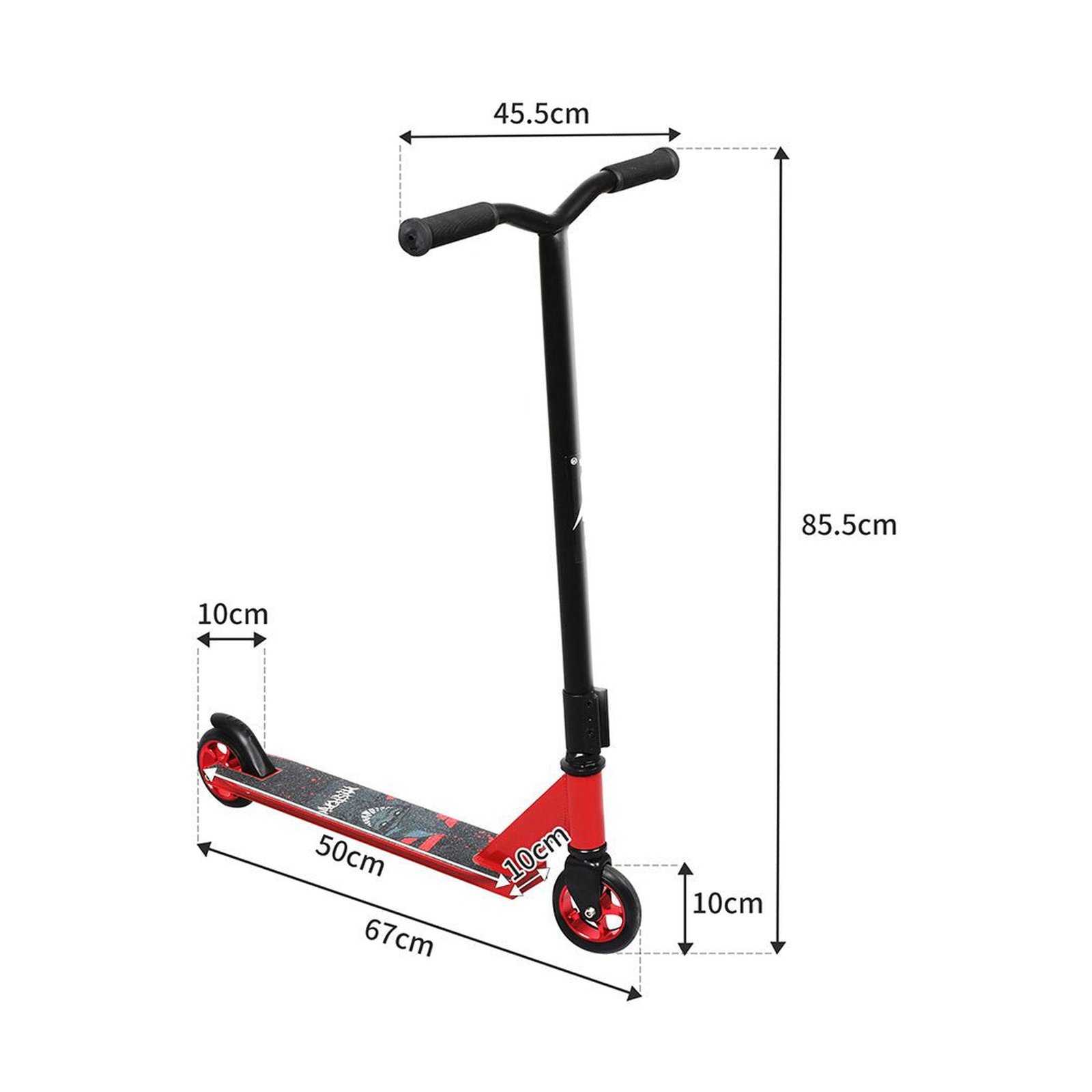 Kids Scooter - Red - Dosylane