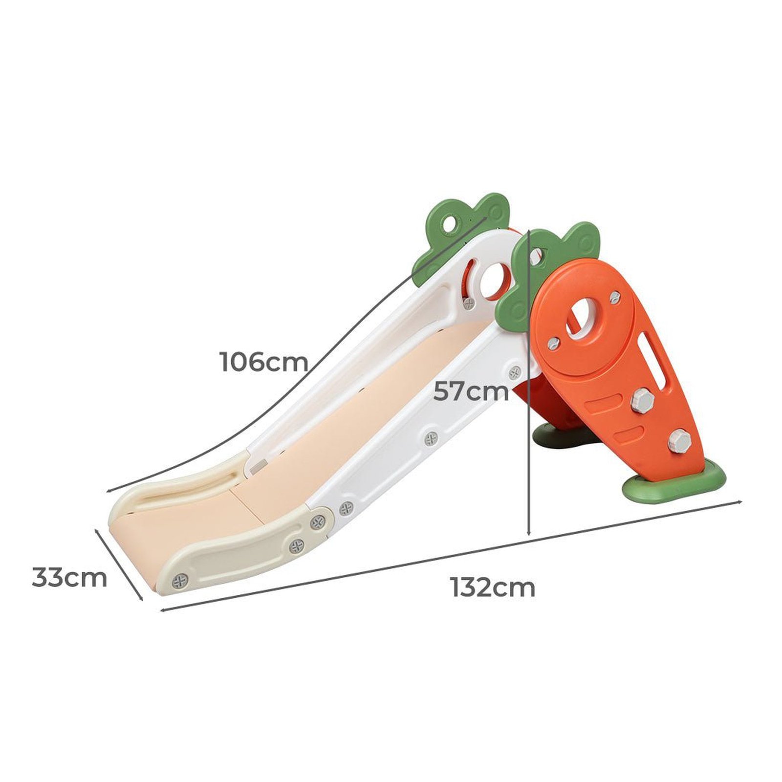 Kids Slide Outdoor Activity 106 cm Long - Dosylane