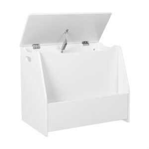Kids Toy Box Chest Storage Organiser - White - Dosylane