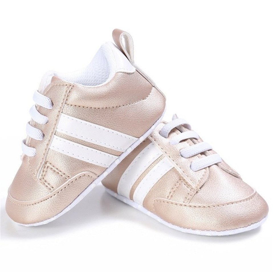 Kids Unisex First Walkers Leather Soft Soles Sneakers - Dosylane