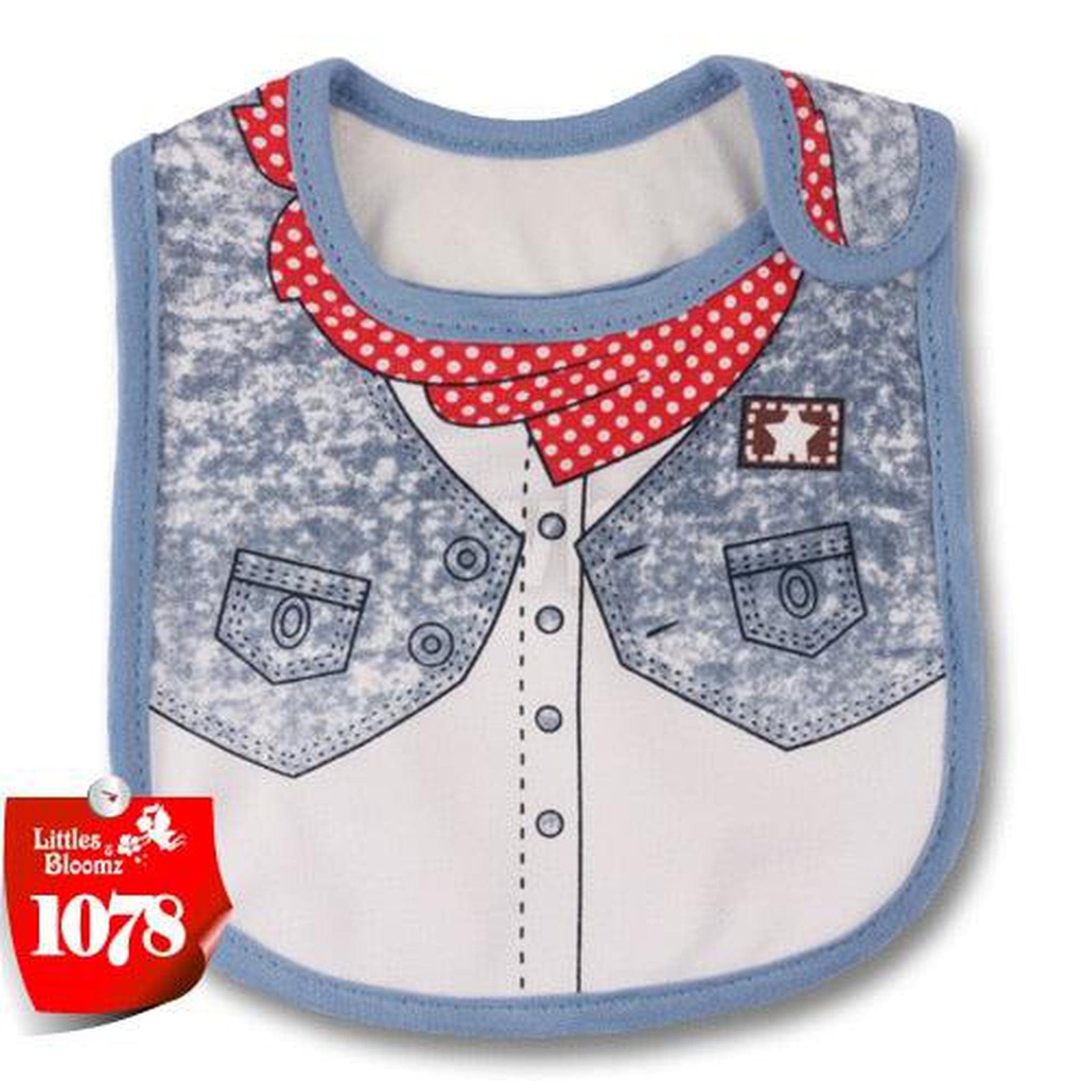Little Cowboy Organic Cotton Waterproof Baby Bib - Dosylane
