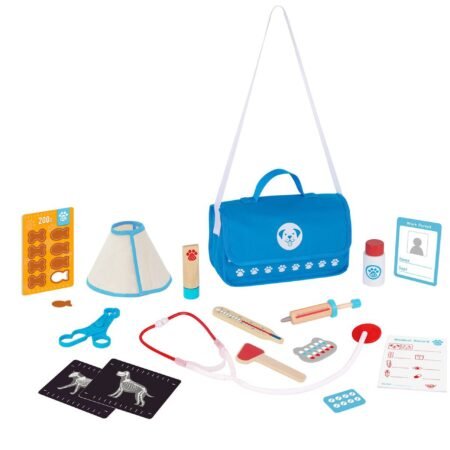 LITTLE PET VET PLAY SET IN CARRY BAG - Dosylane