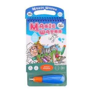 MAGIC WATER COLOURING PAD - ANIMAL KINGDOM - Dosylane