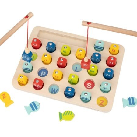 MAGNETIC FISHING GAME WITH ALPHABET - Dosylane