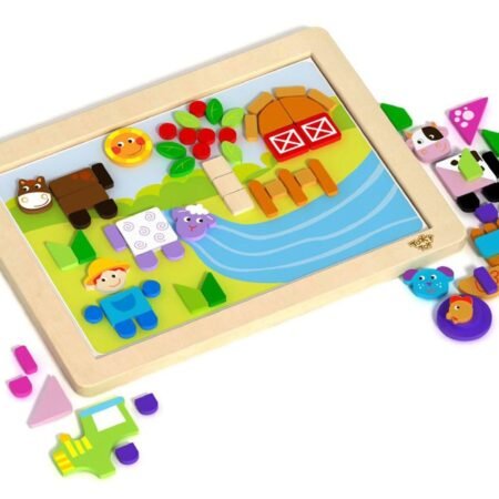 MAGNETIC PUZZLE BOARD- FARM - Dosylane