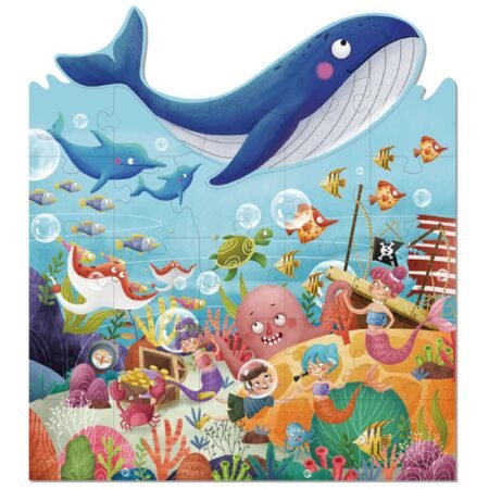 MARINE LIFE JIGSAW FLOOR PUZZLE 30PCS - Dosylane