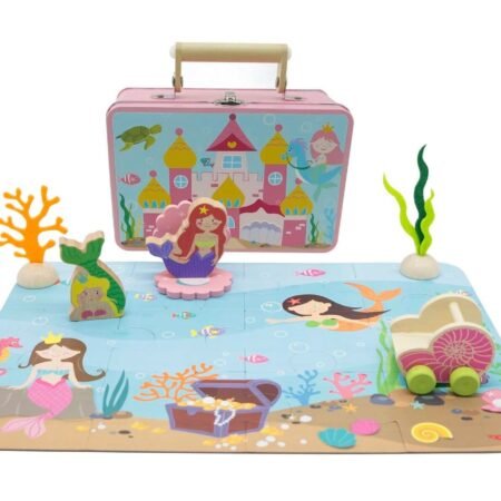 MERMAID PLAYSET IN TIN CASE - Dosylane