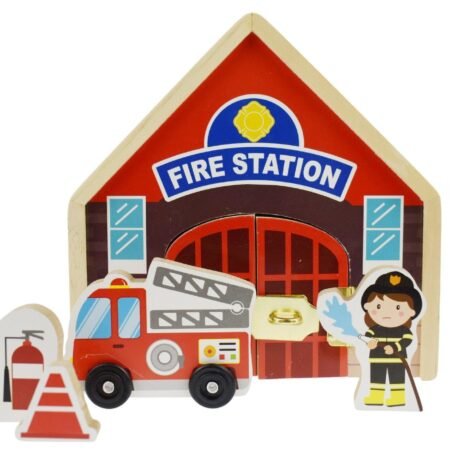 METAL LATCH PLAYSET-FIRESTATION - Dosylane