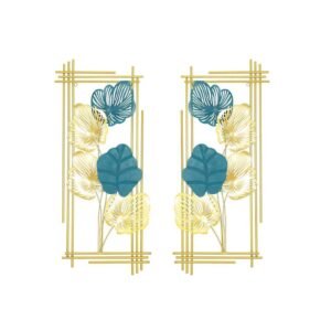 Metal Wall Art Leaf Tree Of Life Pair - Dosylane