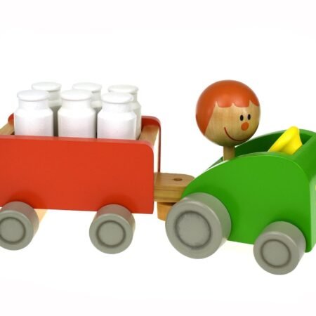 MILK BOTTLE BOWLING TRACTOR - Dosylane